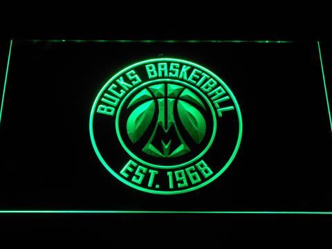 Milwaukee Bucks Badge LED Neon Sign